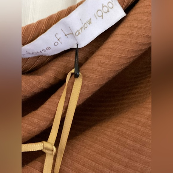 House of HARLOW 1960 One Shoulder Ribbed Dress. Size XS - Picture 3 of 13